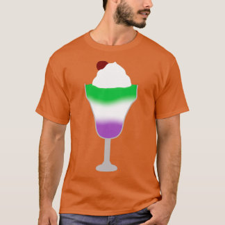 Genderqueer Pride Flag Parfait T-shirt
