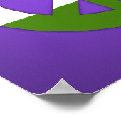 Genderqueer Pride flag Poster (Hoek)