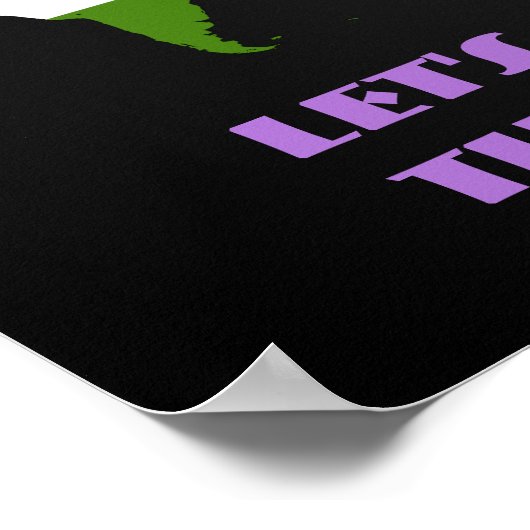 Genderqueer Pride flag pride wereldkaart poster (Hoek)