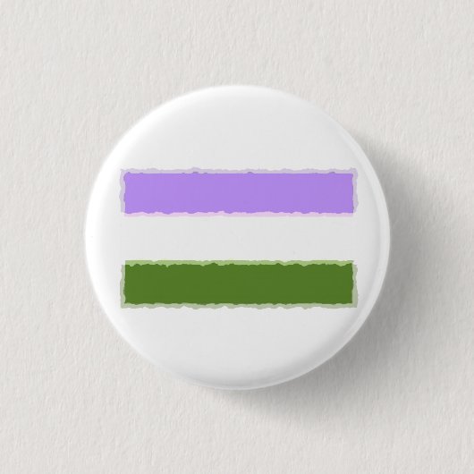 Genderqueer Pride Flag Ronde Button 3,2 Cm (Voorkant)