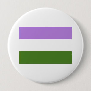 Genderqueer Pride Flag Ronde Button 4,0 Cm