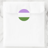 Genderqueer Pride Flag Stickers (Tas)