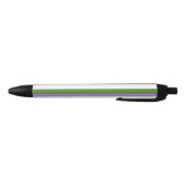 Genderqueer Pride Flag Zwarte Inkt Pen (Bodem)