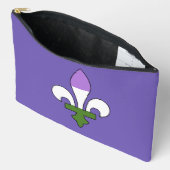 Genderqueer pride fleur-de-lis  etui (Open)