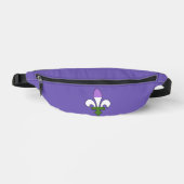 Genderqueer pride fleur-de-lis heuptasje (Voorkant)