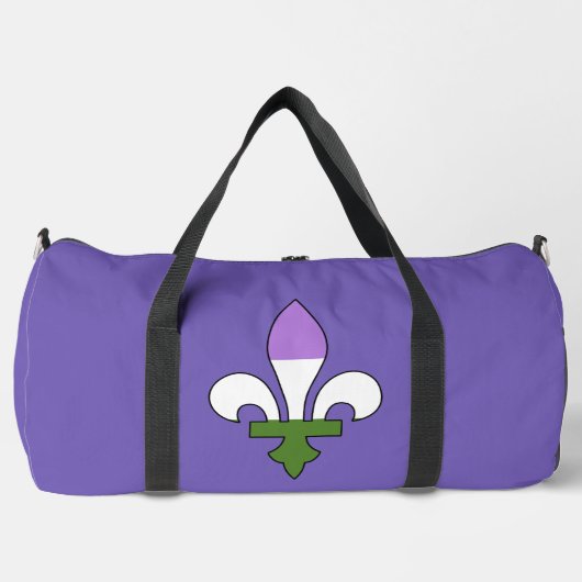 Genderqueer pride fleur-de-lis  plunjezak (Voorkant)