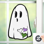 Genderqueer Pride Geest Raamsticker (Huis)