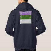 Genderqueer Pride Hoodie (Achterkant)