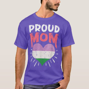 Genderqueer Pride Month LGBTQ Queer Proud Mam LGBT T-shirt