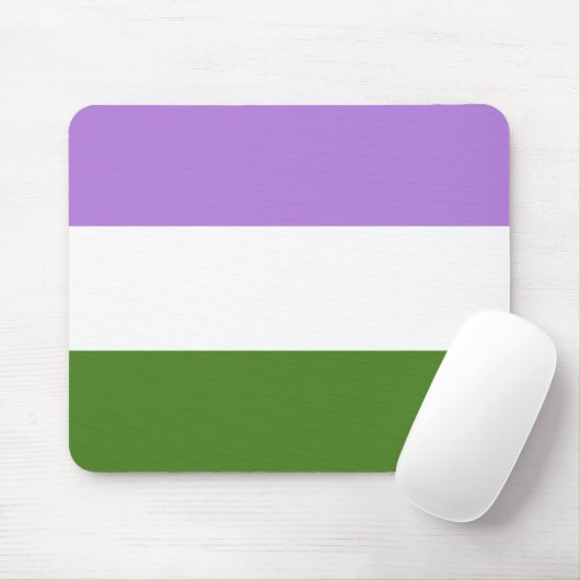 Genderqueer Pride Muismat (Met muis)