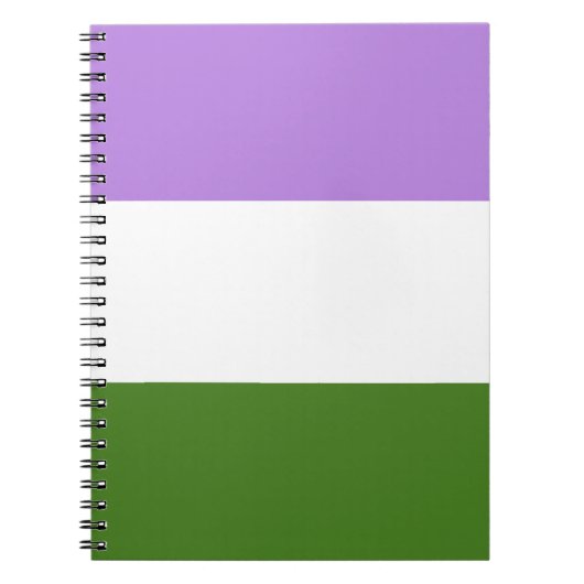 Genderqueer Pride Notitieboek (Voorkant)