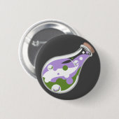 Genderqueer Pride Potion Button (Voorkant /achterkant)