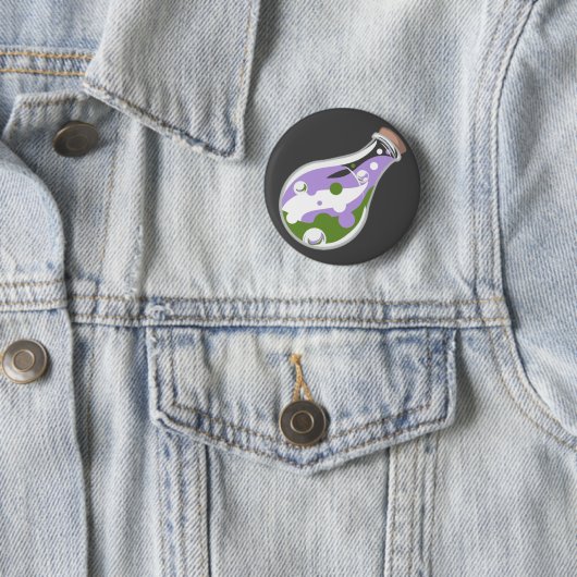 Genderqueer Pride Potion Button (In situ)