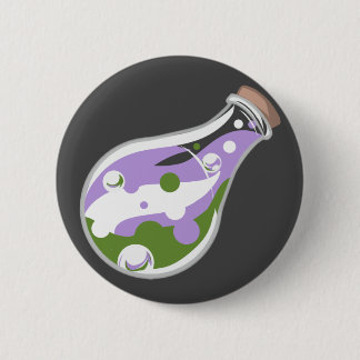 Genderqueer Pride Potion Button