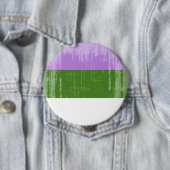 Genderqueer Pride Ronde Button 4,0 Cm (In situ)