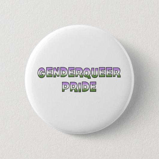 Genderqueer Pride Ronde Button 5,7 Cm (Voorkant)