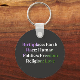 Genderqueer Pride - Sleutelhanger