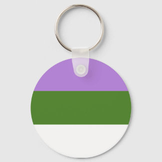 Genderqueer Pride Sleutelhanger