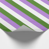 GENDERQUEER PRIDE STRIPES DESIGN - PNG.NL CADEAUPAPIER (Hoek)