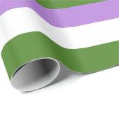 GENDERQUEER PRIDE STRIPES DESIGN - PNG.NL CADEAUPAPIER (Rol Hoek)