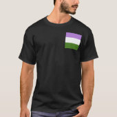 Genderqueer Pride T-shirt (Voorkant)