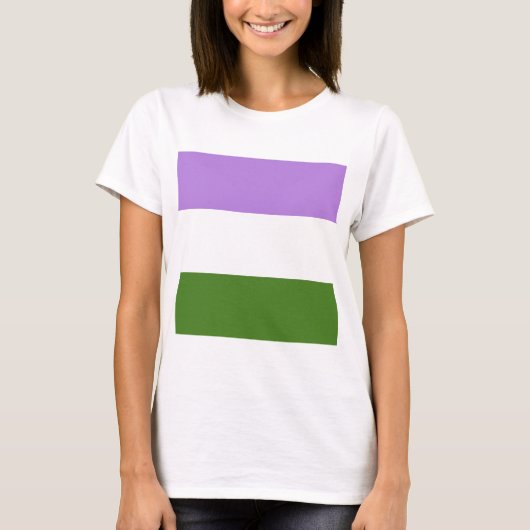 Genderqueer Pride T-shirt (Voorkant)