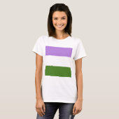 Genderqueer Pride T-shirt (Voorkant volledig)
