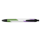 Genderqueer Pride Vlag Blauwe Inkt Pen (Achterkant)