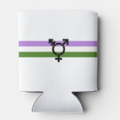 Genderqueer Pride-vlag Blikjeskoeler (Achterkant)