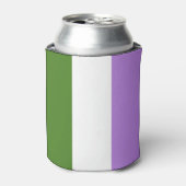 Genderqueer Pride Vlag Blikjeskoeler (Blikje Voorkant)