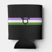 Genderqueer Pride Vlag Blikjeskoeler (Achterkant)