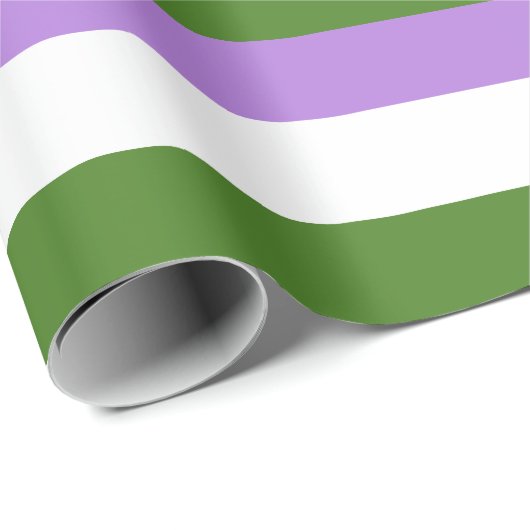 Genderqueer Pride Vlag Cadeaupapier (Rol Hoek)