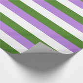 Genderqueer Pride Vlag Cadeaupapier (Hoek)