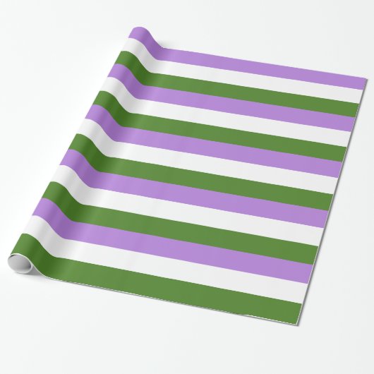 Genderqueer Pride Vlag Cadeaupapier (Uitgerold)