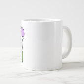 Genderqueer Pride-vlag Chai  Grote Koffiekop (Voorkant rechts)