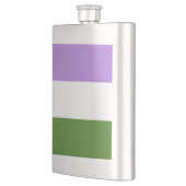 Genderqueer Pride-vlag Flacon (Links)