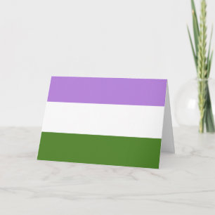 Genderqueer Pride Vlag Kaart