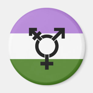 Genderqueer Pride Vlag Magneet