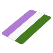 Genderqueer Pride Vlag Magneet (Linkerzijde)