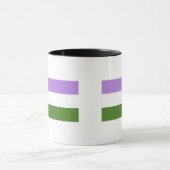 Genderqueer Pride Vlag Mok (Midden)