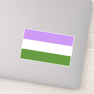 Genderqueer Pride-vlag Sticker