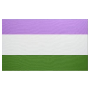 Genderqueer Pride Vlag Stof