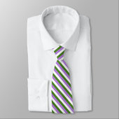 Genderqueer Pride Vlag Stropdas (Gebonden)
