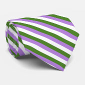 Genderqueer Pride Vlag Stropdas (Opgerold)