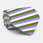 Genderqueer Pride Vlag Stropdas (Opgerold)