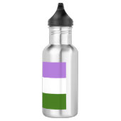 Genderqueer Pride-vlag Waterfles (Rechts)