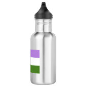 Genderqueer Pride Vlag Waterfles (Rechts)