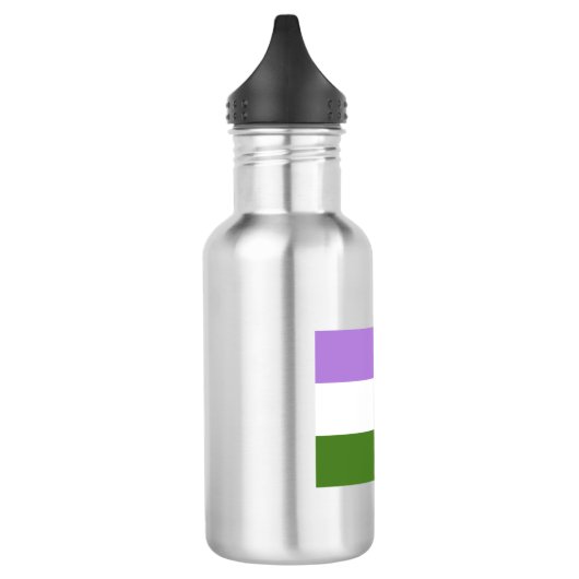 Genderqueer Pride Vlag Waterfles (Links)