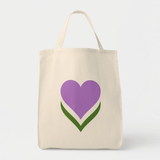Genderqueer-prideharten Tote Bag (Voorkant)