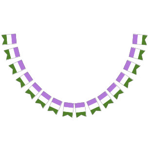 Genderqueer-pridevlag banner